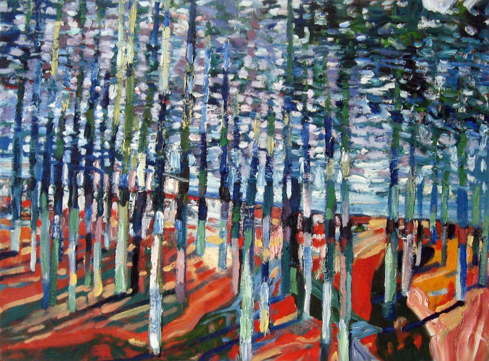 john-graham-autumn-forest-painting-contemporary-landscape-art