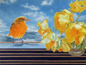 laureenmarchand-shine-like-the-sun-still-life-painting-bird-art-online-gallery